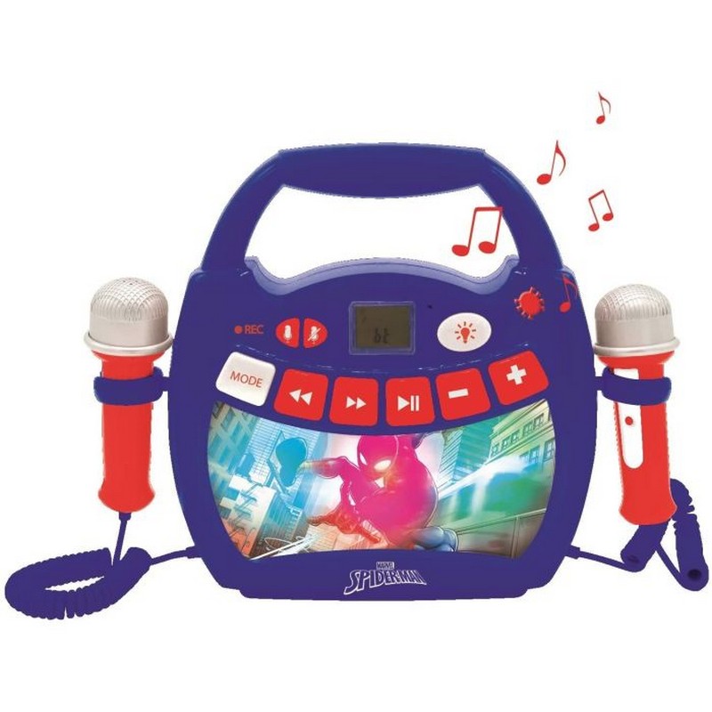 Spiderman® Karaoke Afspiller Blå