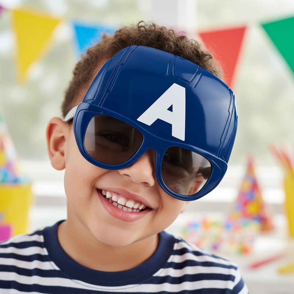 Captain America 3D Solbriller | Avengers Briller - Temashop