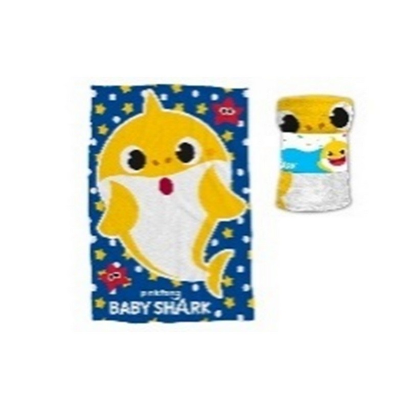 Baby SharkÂ® Fleecetæppe