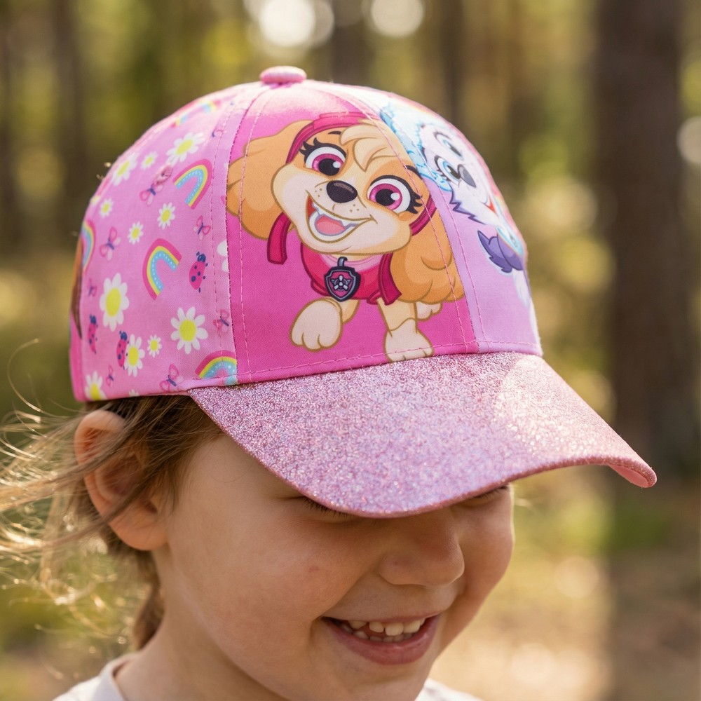 Paw Patrol Skye Kasket Lyserød | Paw Patrol Hat / Hue / Hjelm - Temashop