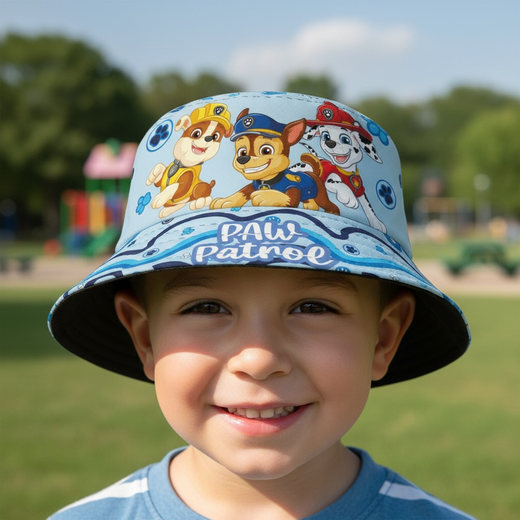 Paw Patrol Bøllehat Lyseblå (53 cm) | Paw Patrol Hat / Hue / Hjelm - Temashop