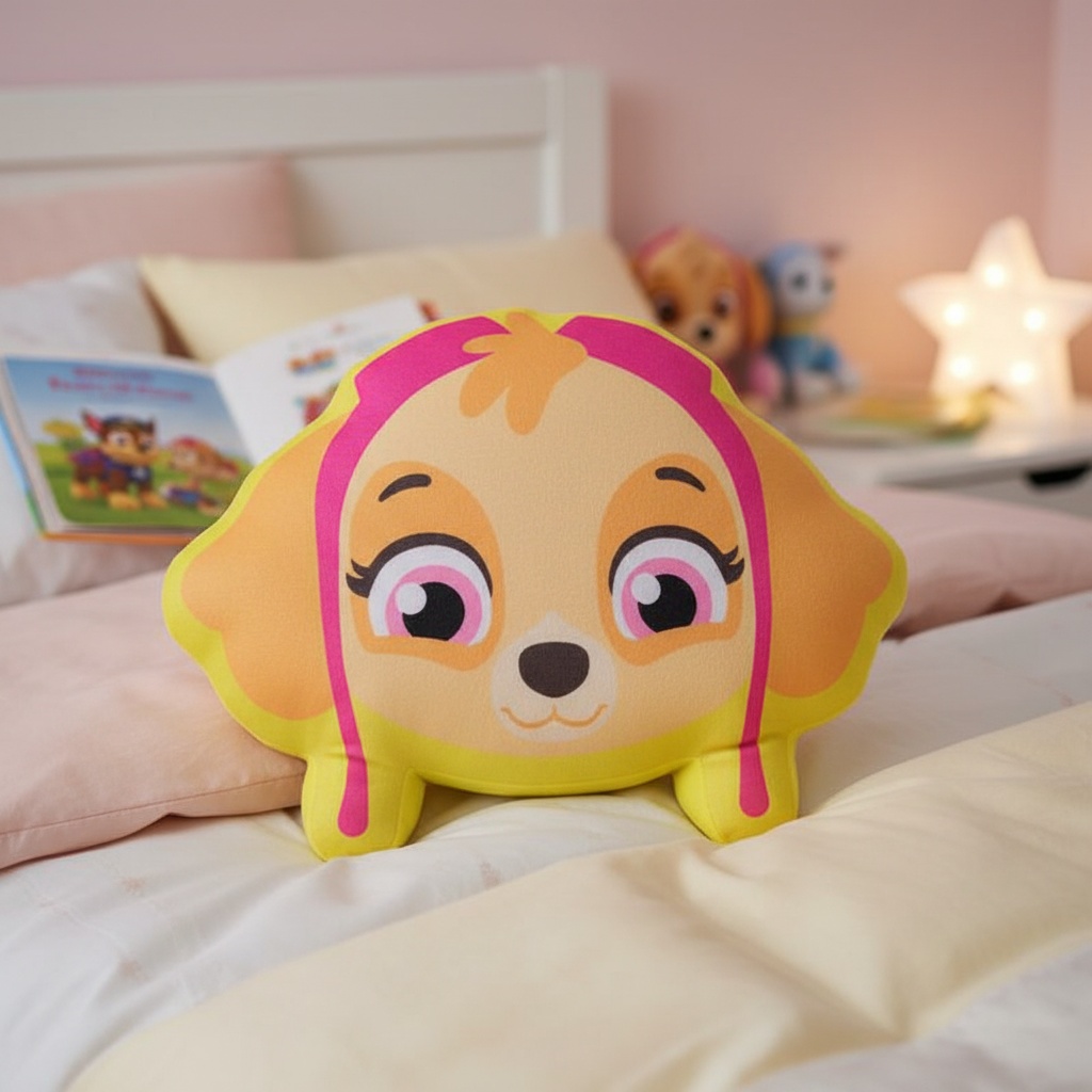 Paw Patrol Skye Pude (40 x 40 x 7 cm) | Paw Patrol Puder - Temashop