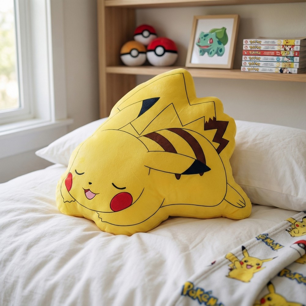 Pokémon Pikachu Pude (50 x 40 x 4 cm) | Pokemon Puder - Temashop