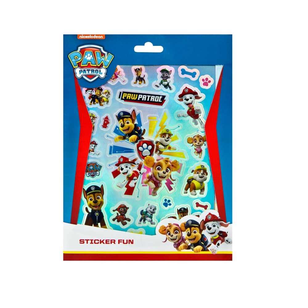Paw Patrol Klistermærker (22,3 x 16,6 cm) | Paw Patrol Klistermærke - Temashop