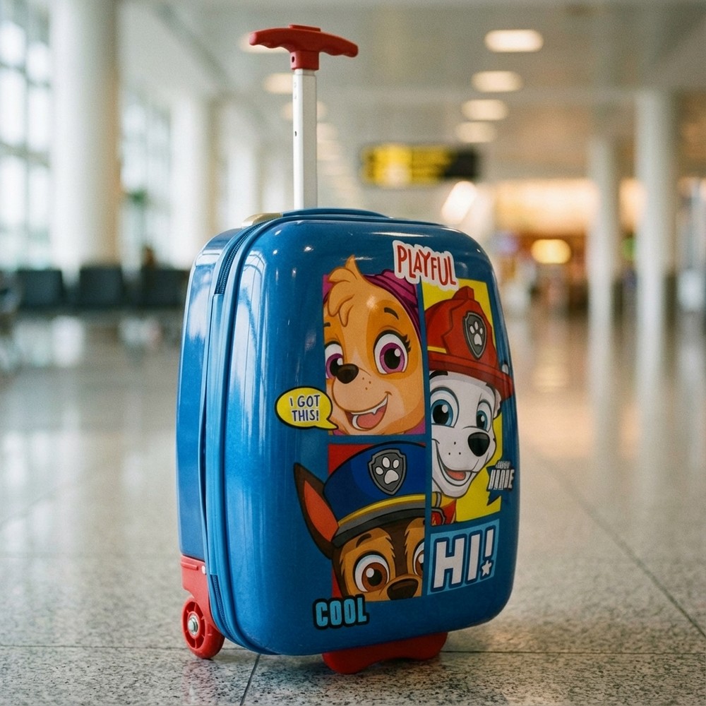 Paw Patrol Trolley Kuffert Blå (20 x 33 x 44 cm) | Paw Patrol Taske / Pung - Temashop