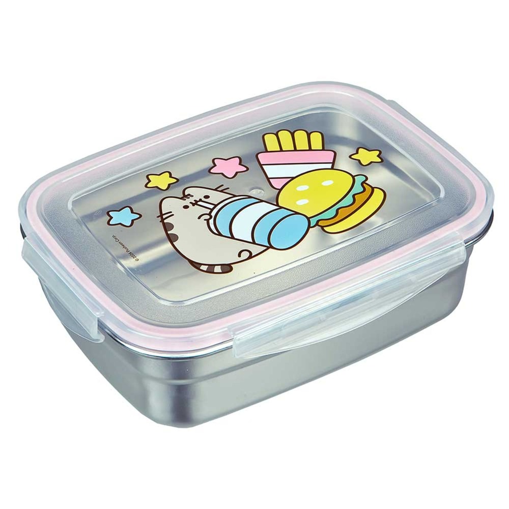 Pusheen Madkasse Rustfri Stål (7 x 17 x 12,5 cm) | Kat Madkasser - Temashop