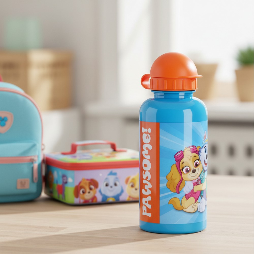 Paw Patrol Skye & Everest Drikkedunk 400ml (7 x 7 x 17 cm) | Paw Patrol Lommelærke / Drikketilbehør - Temashop