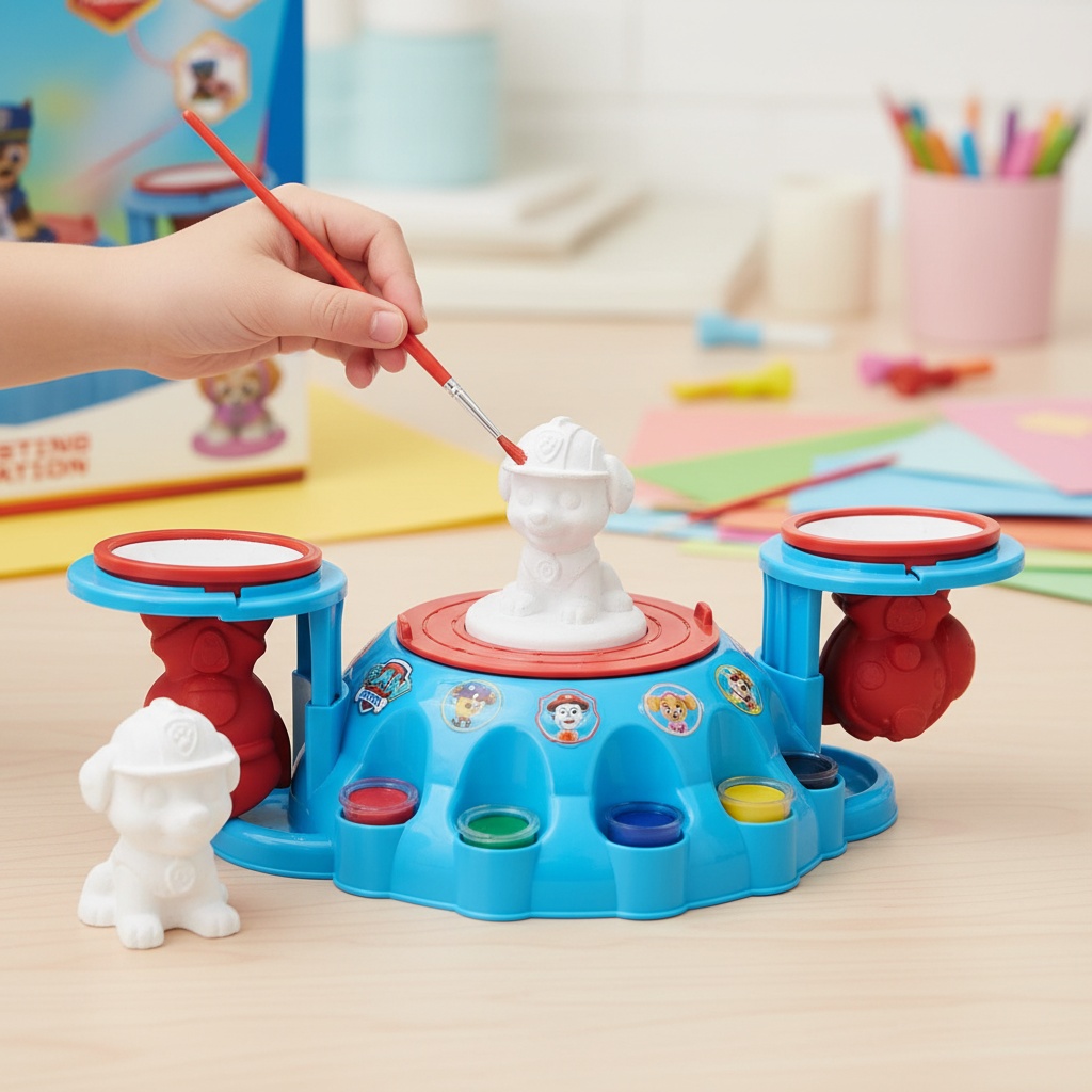 Paw Patrol Gips & Maling Sæt | Paw Patrol Male- & Tegneudstyr - Temashop