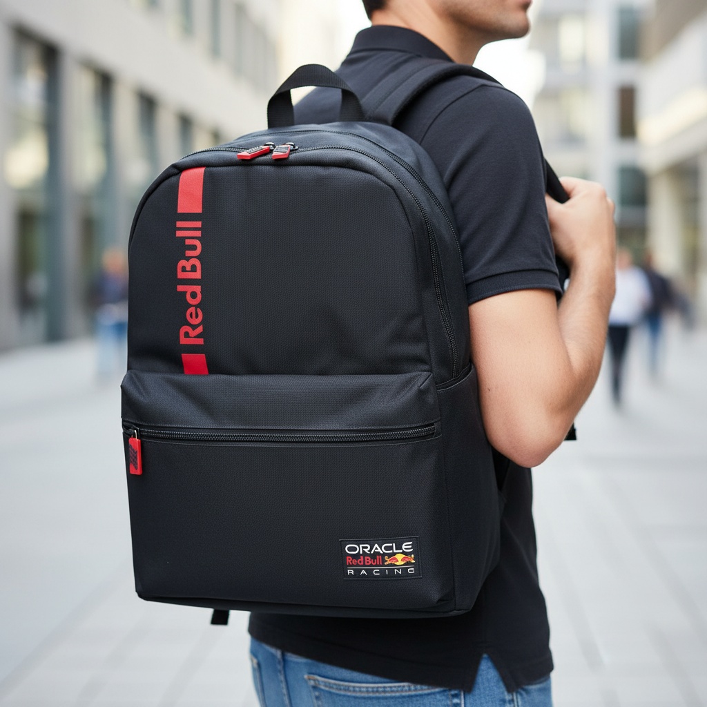 Red Bull Skoletaske Med Rum Til Bærbar (40,5 x 29 x 16 cm) | Red Bull Taske / Pung - Temashop