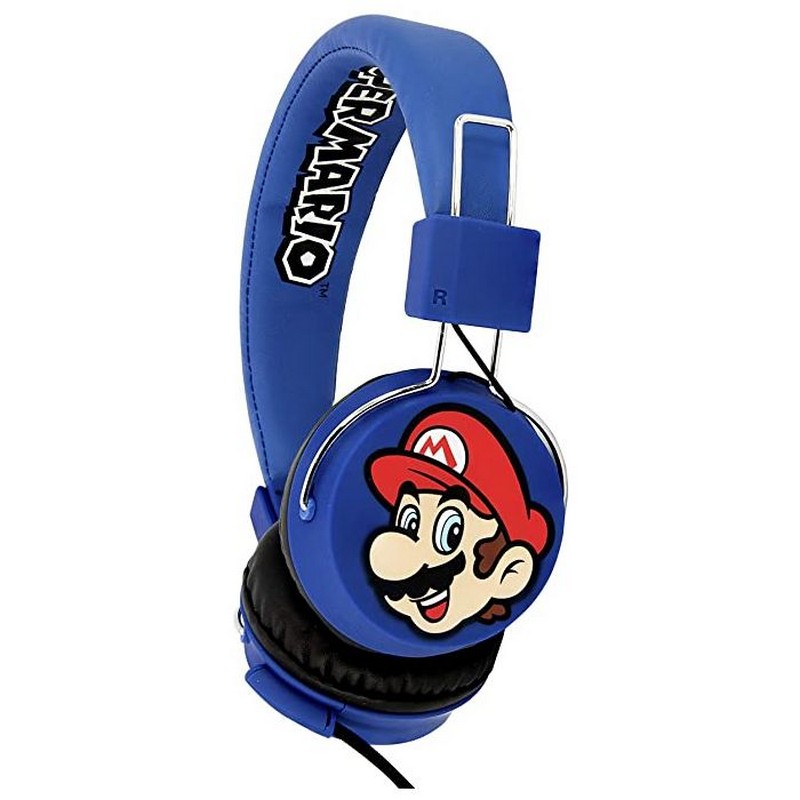Super Mario Børnehovedtelefoner (14 x 19.5 x 3.5 cm) | Super Mario Elektronik - Temashop