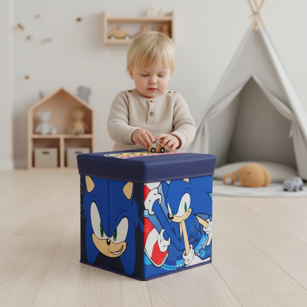 Sonic®Legetøjs Opbevaringsboks & Stol