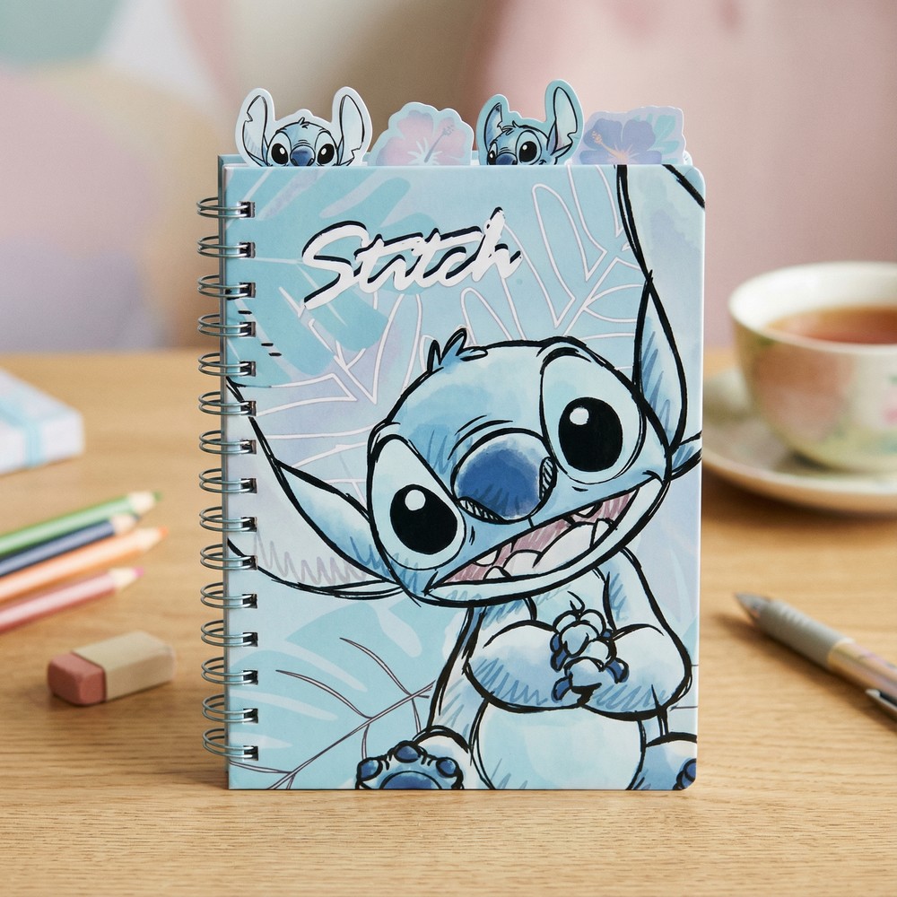 Lilo & Stitch Notesbog A5 (14,8 x 21 cm) | Lilo & Stitch Male- & Tegneudstyr - Temashop