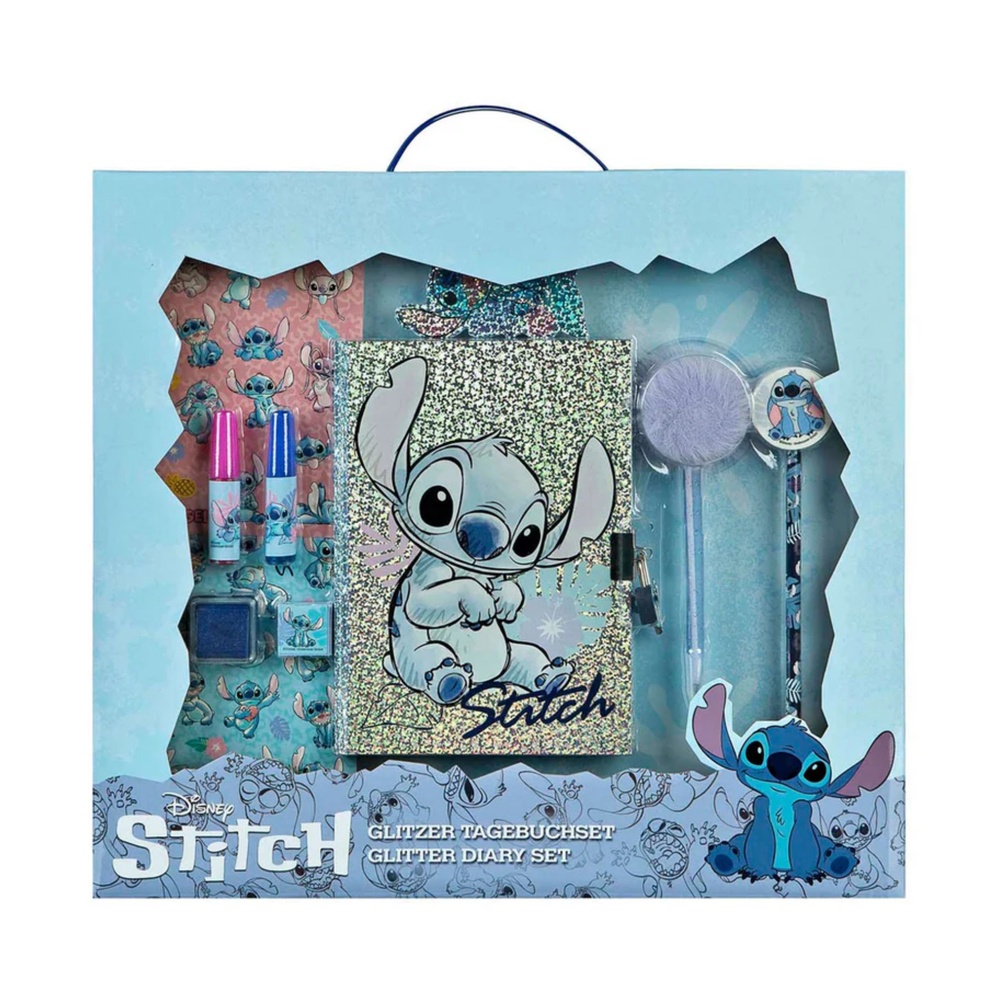 Stitch Dagbog Sæt | Stitch Male- & Tegneudstyr - Temashop