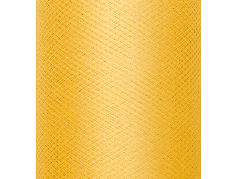 Tyl Stofrulle Gul - 1 rulle (15 cm x 9 m) | Gul tema Stof / tekstil - Temashop