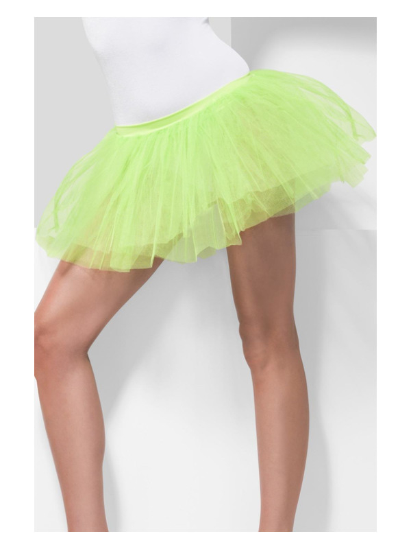 Tylskørt Neongrøn | 80'erne Totally Bukser / Skørt / Shorts - Beklædning - Temashop