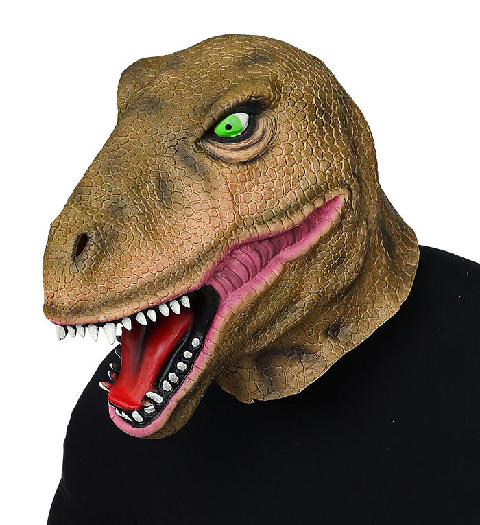 Tyrannosaurus Maske | Dinosaurus Maske - Hovedtilbehør - Temashop