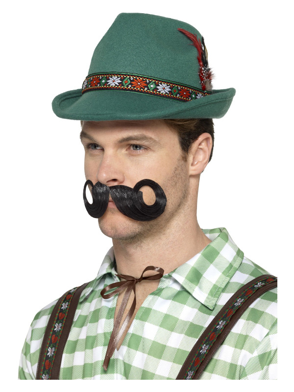 Tyrolerhat Alpe Grøn | Oktoberfest Hat / Hue / Hjelm - Hovedtilbehør - Temashop