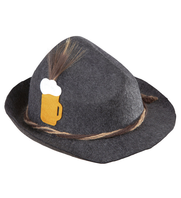 Tyrolerhat Bierfest | Oktoberfest Hat / Hue / Hjelm - Hovedtilbehør - Temashop
