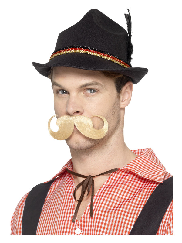 Tyrolerhat Tyskland Sort | Oktoberfest Hat / Hue / Hjelm - Hovedtilbehør - Temashop