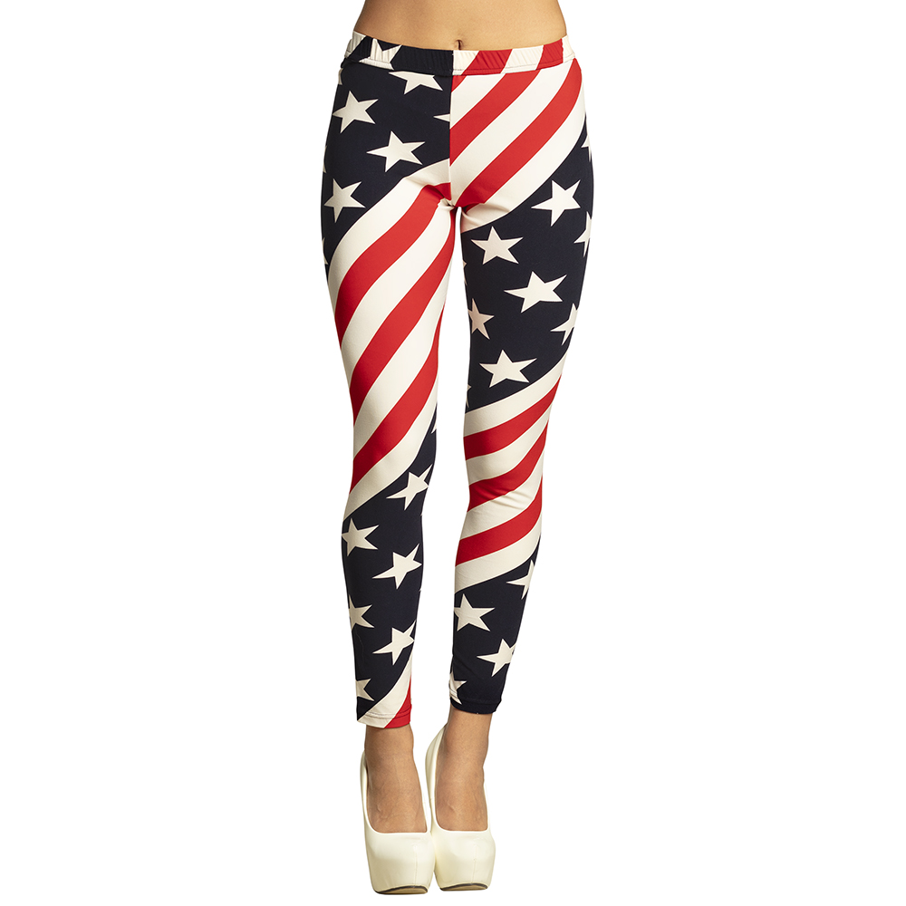 USA Leggings | Amerika Strømper / Strømpebukser / Knæstrømper - Beklædning - Temashop