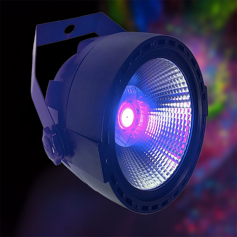 UV / Blacklight Lyseffekt Lampe - 1 stk (14,5 x 11 cm) | UV / Neon Lyseffekter - Temashop