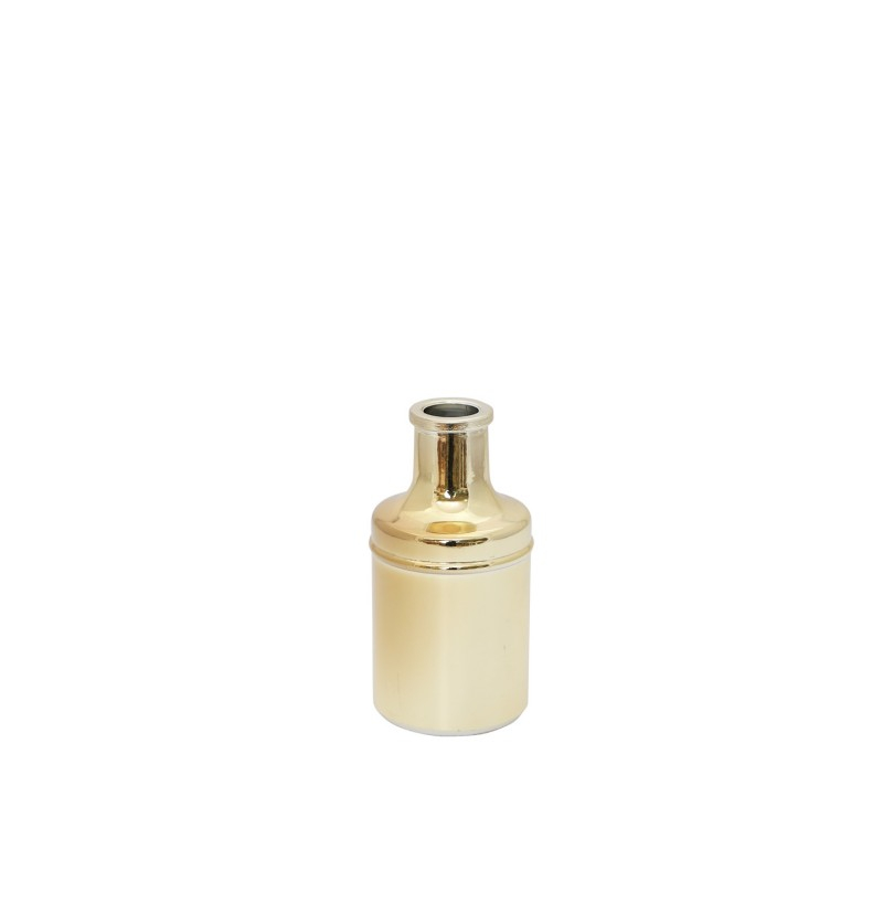 Vase Guld - 1 stk (7 x 13 cm) | Guld tema Vase - Temashop