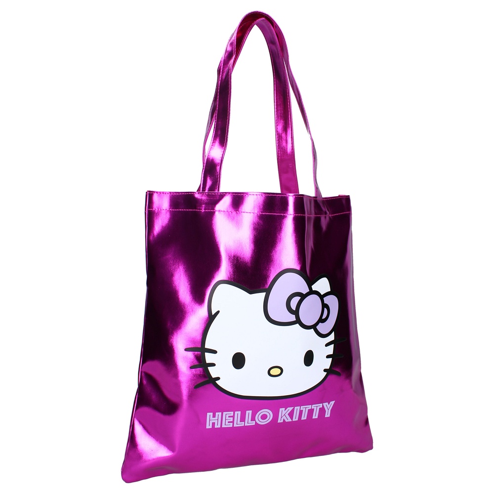 Hello Kitty Metallic Moves Taske (37 x 36 x 1 cm) | Hello Kitty Taske / Pung - Temashop