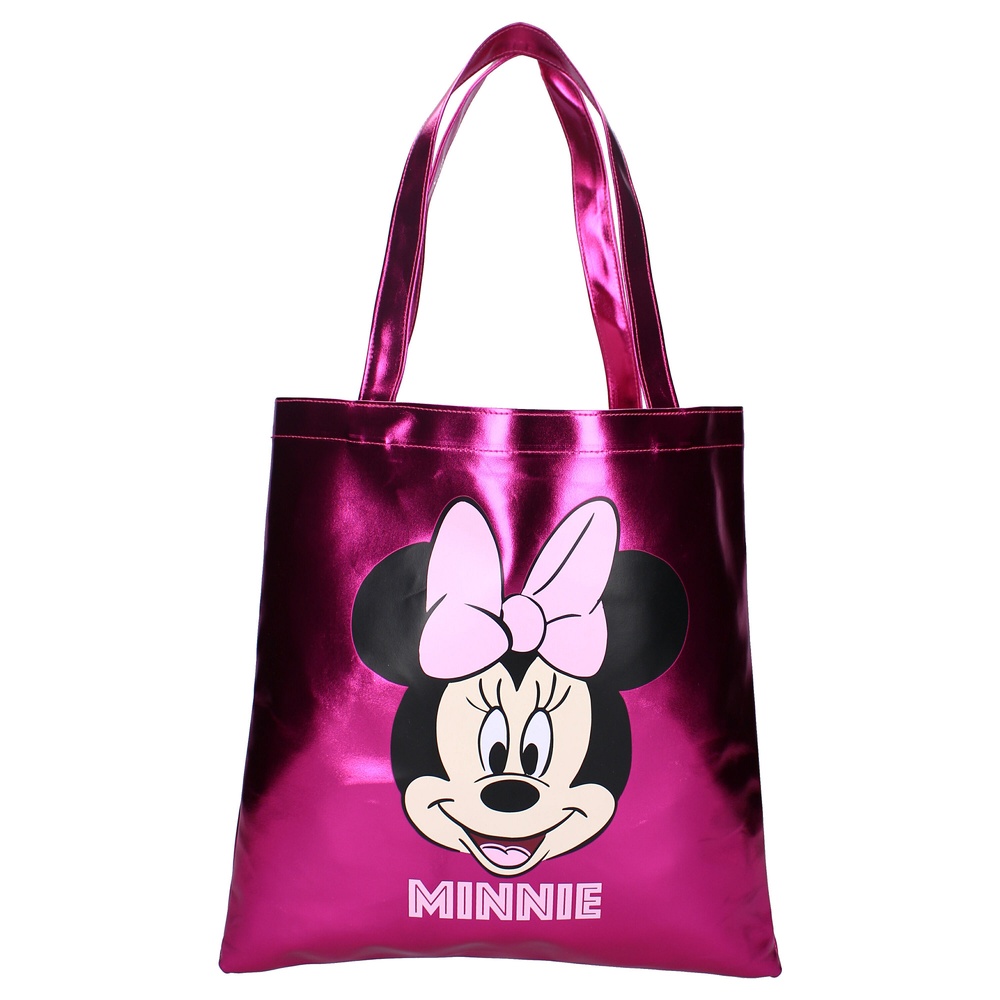 Minnie Mouse Metallic Moves Taske (37 x 36 x 1 cm) | Minnie Mouse Taske / Pung - Temashop