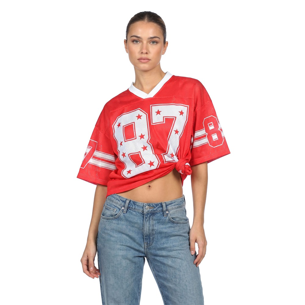 Rød Ishockeytrøje | Hockey kostume til kvinder - Temashop