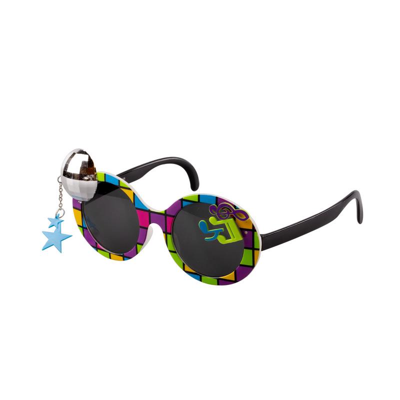 Retro Disko Briller | 70'erne Disco Briller - Hovedtilbehør - Temashop