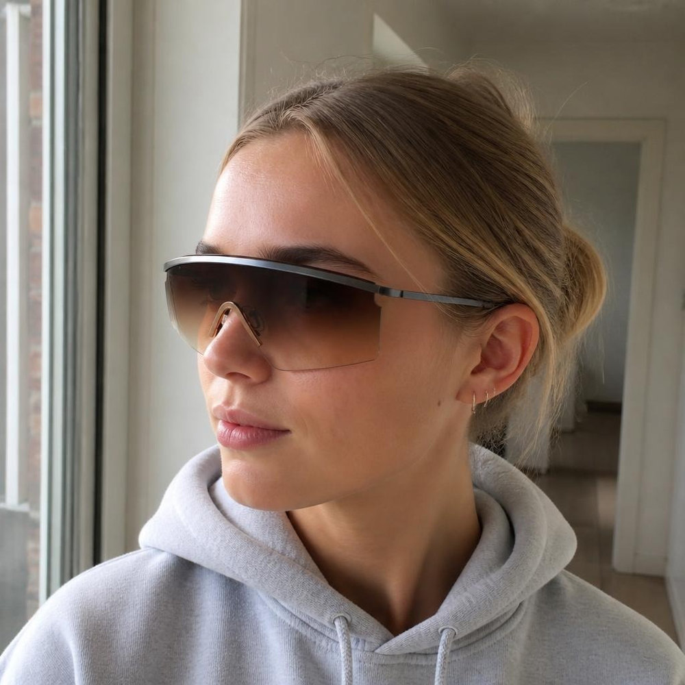 Festival Visor Solbriller Brun | Festival Briller - Hovedtilbehør - Temashop