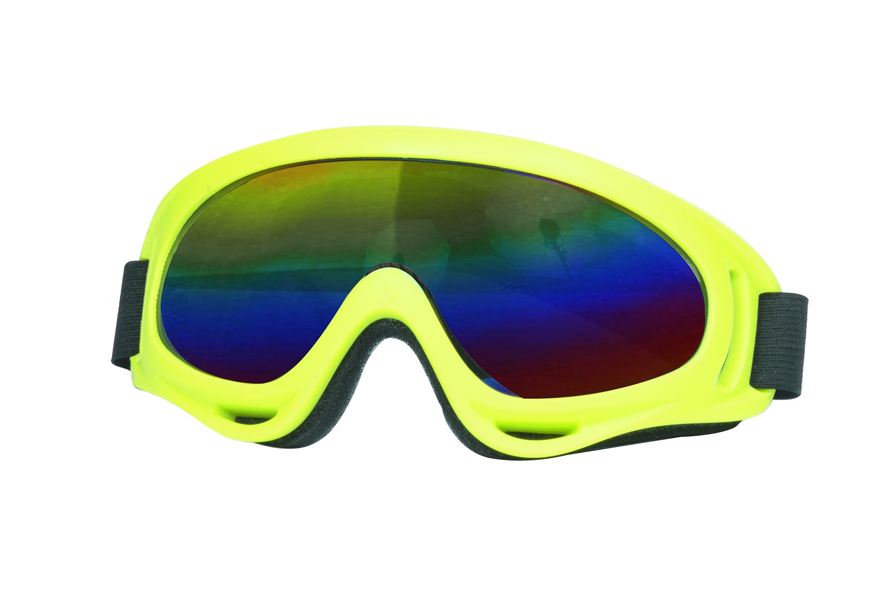 Skibriller Iriserende Neongul | Ski Briller - Hovedtilbehør - Temashop