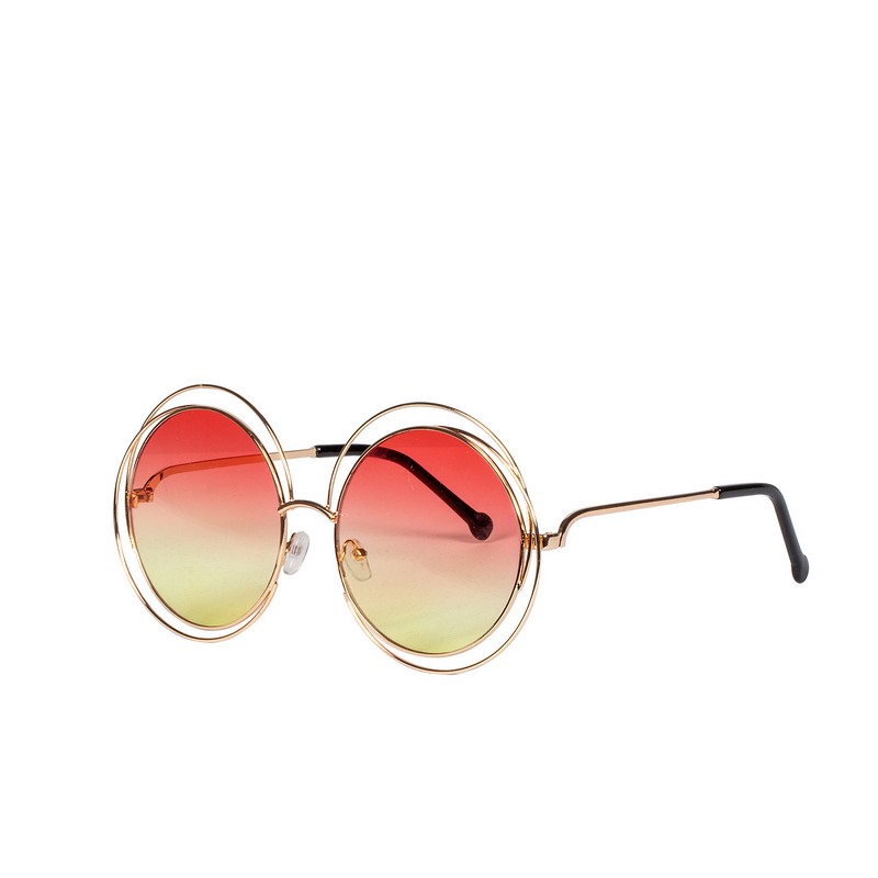 Store Hippie Festivalsbriller Orange | 60'erne Hippie Briller - Hovedtilbehør - Temashop