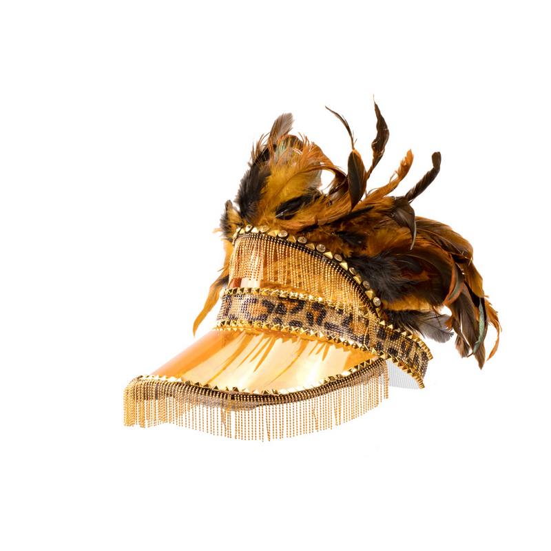 Festival Solkasket Guld | Festival Hat / Hue / Hjelm - Hovedtilbehør - Temashop