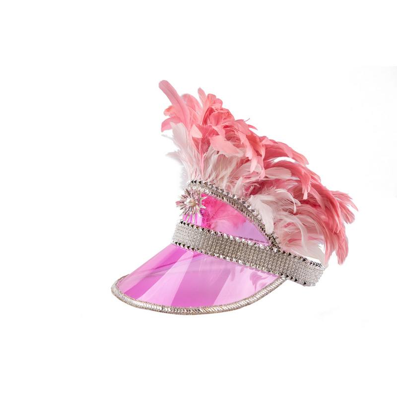 Festival Solkasket Lyserød | Festival Hat / Hue / Hjelm - Hovedtilbehør - Temashop