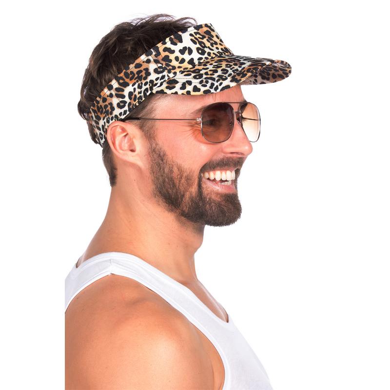 Leopard Solkasket | Leopard Hat / Hue / Hjelm - Hovedtilbehør - Temashop