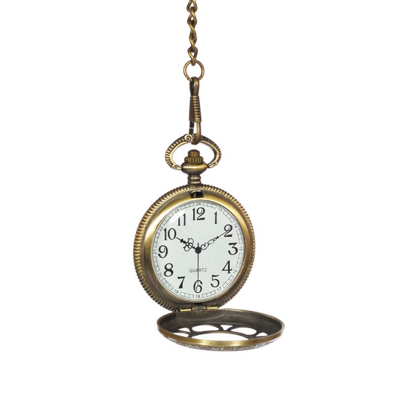Lommeur Guld | Steampunk Ure - Kropstilbehør - Temashop