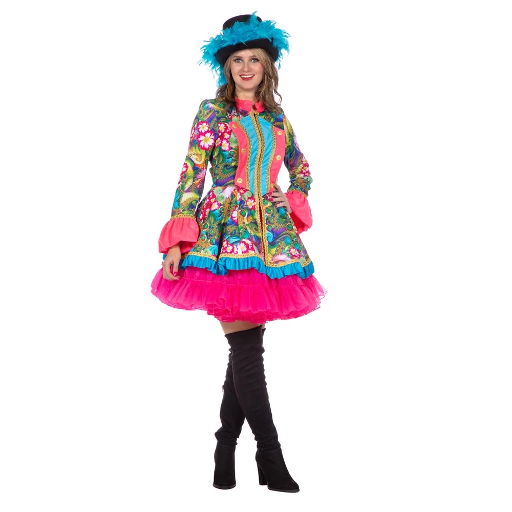 Luksus Blomsterjakke Pink | Blomst kostume til kvinder - Temashop