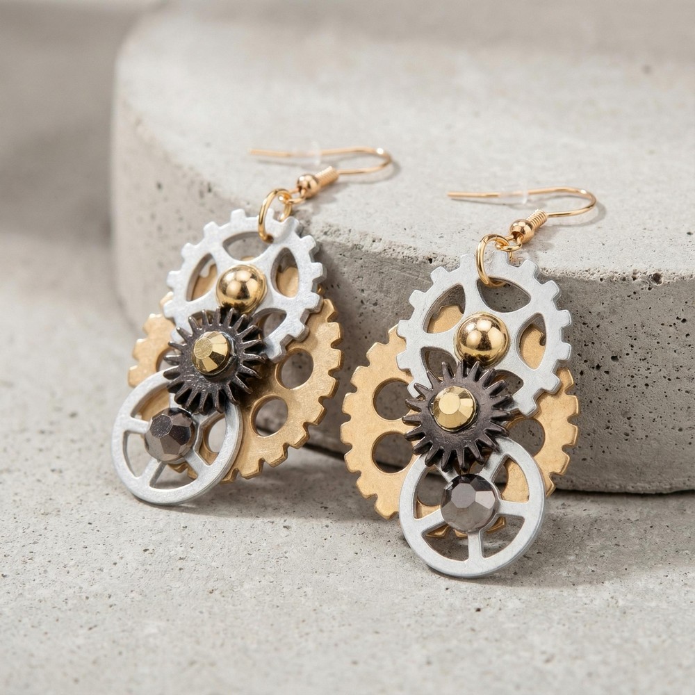 Steampunk Øreringe | Steampunk Øreringe - Smykker - Temashop
