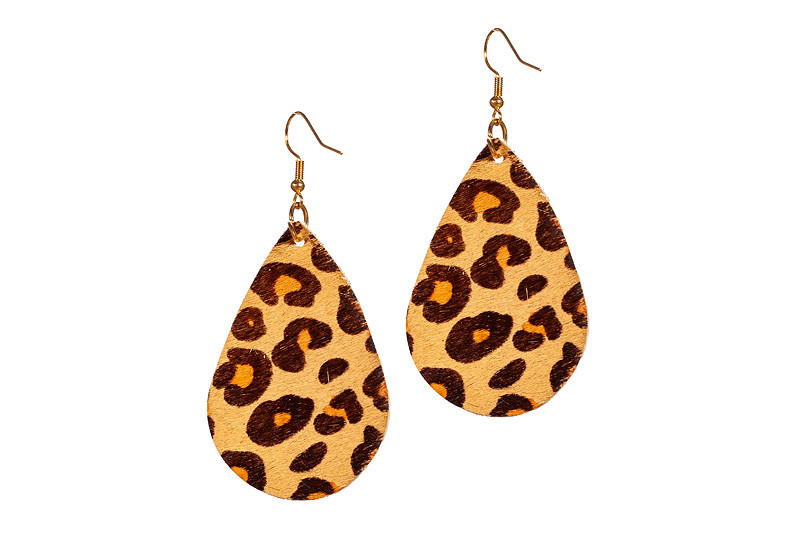 Leopard Dråbe Øreringe | Leopard Øreringe - Smykker - Temashop