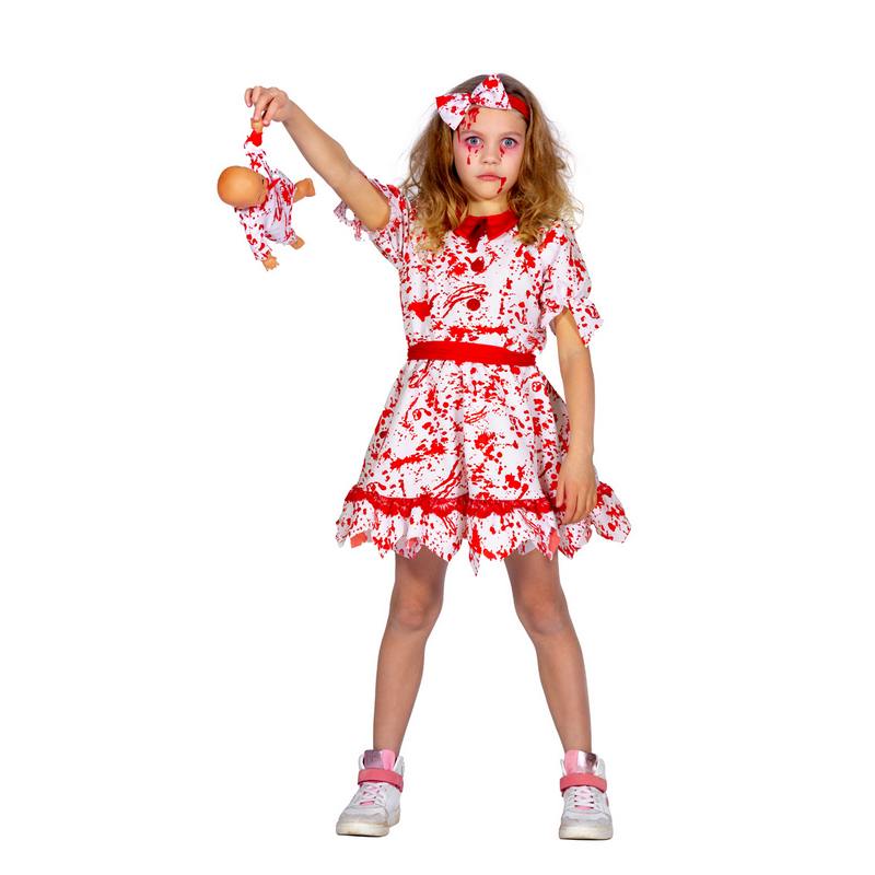 Blodsplatter Kjole Børnekostume