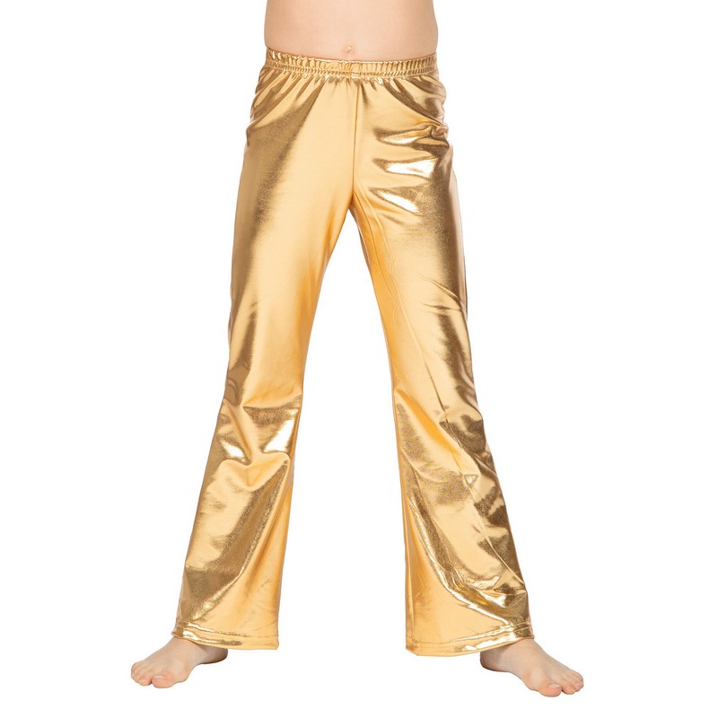 Disko Børnebukser Guld | Guld tema Bukser / Skørt / Shorts - Beklædning - Temashop
