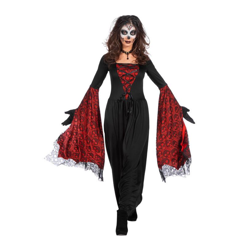 Kranie Kjole Kostume - Halloween kostume til voksne i størrelserne XS-4XL | Flagermus kostume til kvinder - Temashop