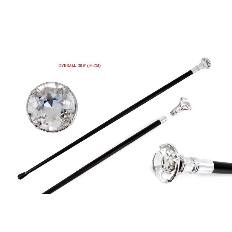 Gentleman Stok Med Diamant (70 cm) | Gentleman Stokke / Stave - Kropstilbehør - Temashop