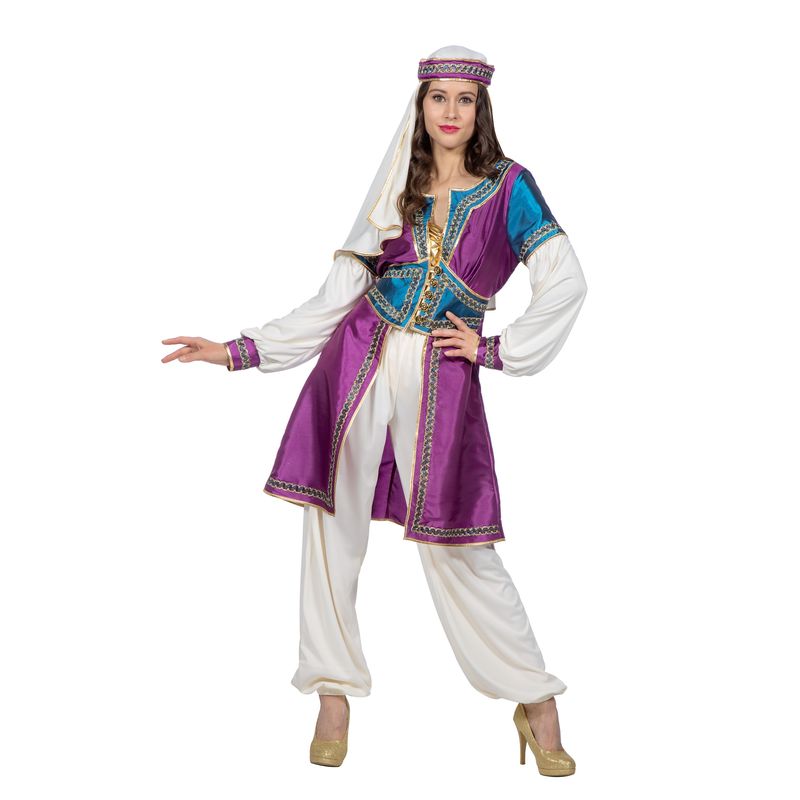 Arabisk Prinsesse Kostume - Professioner kostume til voksne i størrelserne XS-3XL | Sheik kostume til kvinder - Temashop