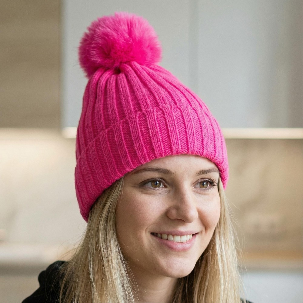 Ski Hue Neonpink | Ski Hat / Hue / Hjelm - Hovedtilbehør - Temashop