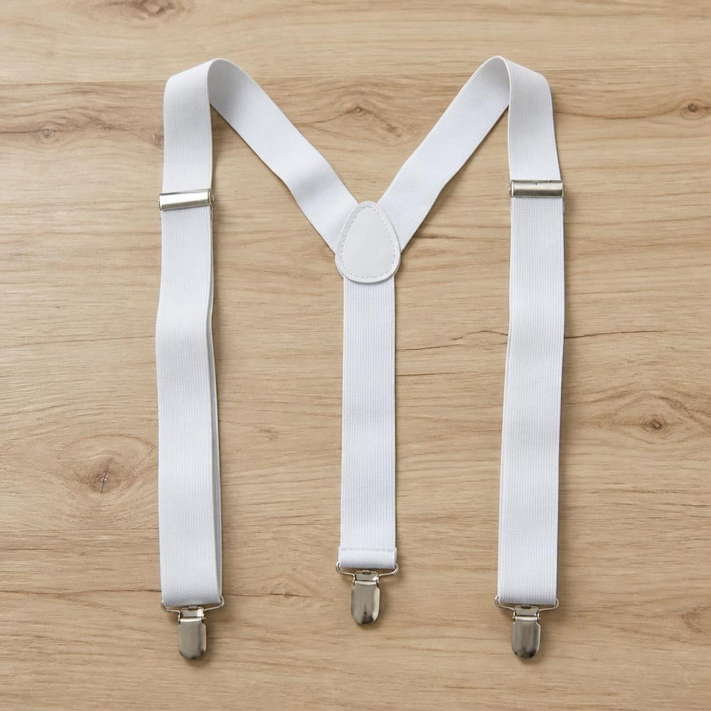 Seler Hvid (93 cm) | Gentleman Seler - Beklædning - Temashop