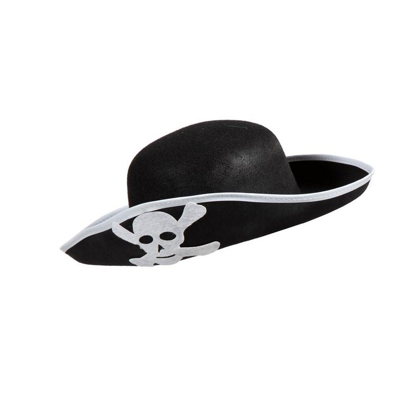 Pirat Børnehat | Pirat Hat / Hue / Hjelm - Hovedtilbehør - Temashop