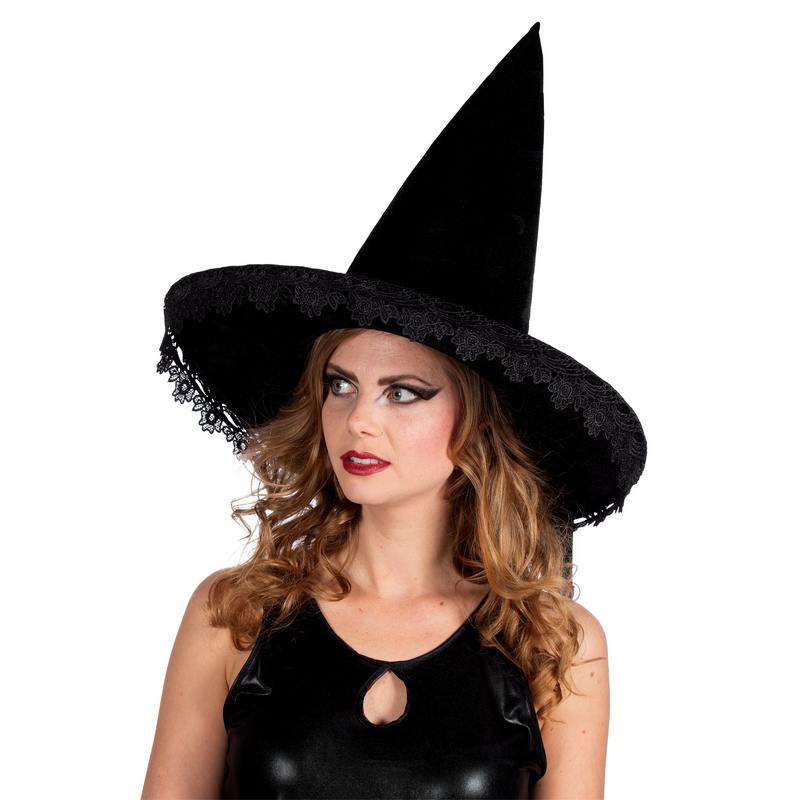Blonde Heksehat | Heks Hat / Hue / Hjelm - Hovedtilbehør - Temashop