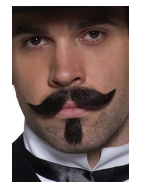 Western Gamblermoustache | Det vilde vesten Skæg - Hovedtilbehør - Temashop